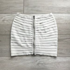 Silence + Noise (Urban Outfitters) Ribbed Pencil Skirt With Zipper